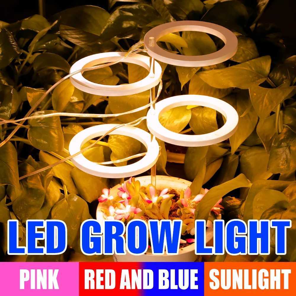 LED Phytolamp Indoor Grow Lights Full Spectrum Hydroponics Plant Lamp For Flower Seeds Cultivation DC5V USB LED Growth LightXJ250526