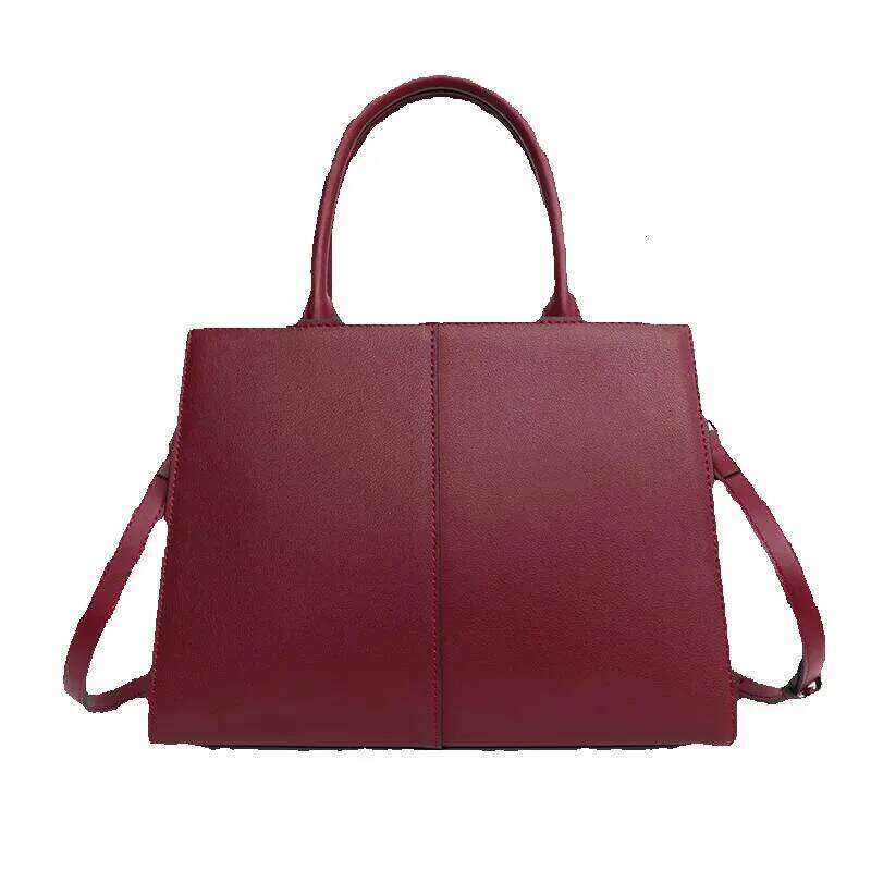 Designer Luxury Designer Luxury New Women's Handbag 2024 Fashion Trend Cowhide Square Simple And Elegant One Shoulder Crossbody Bag