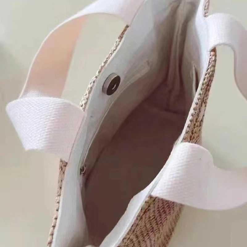 Beach Straw Shoulder Messenger Bag Women Bohemian Summer Woven Rattan Bucket Shoulder Handbag Handmade Crossbody Bags For Women W250524