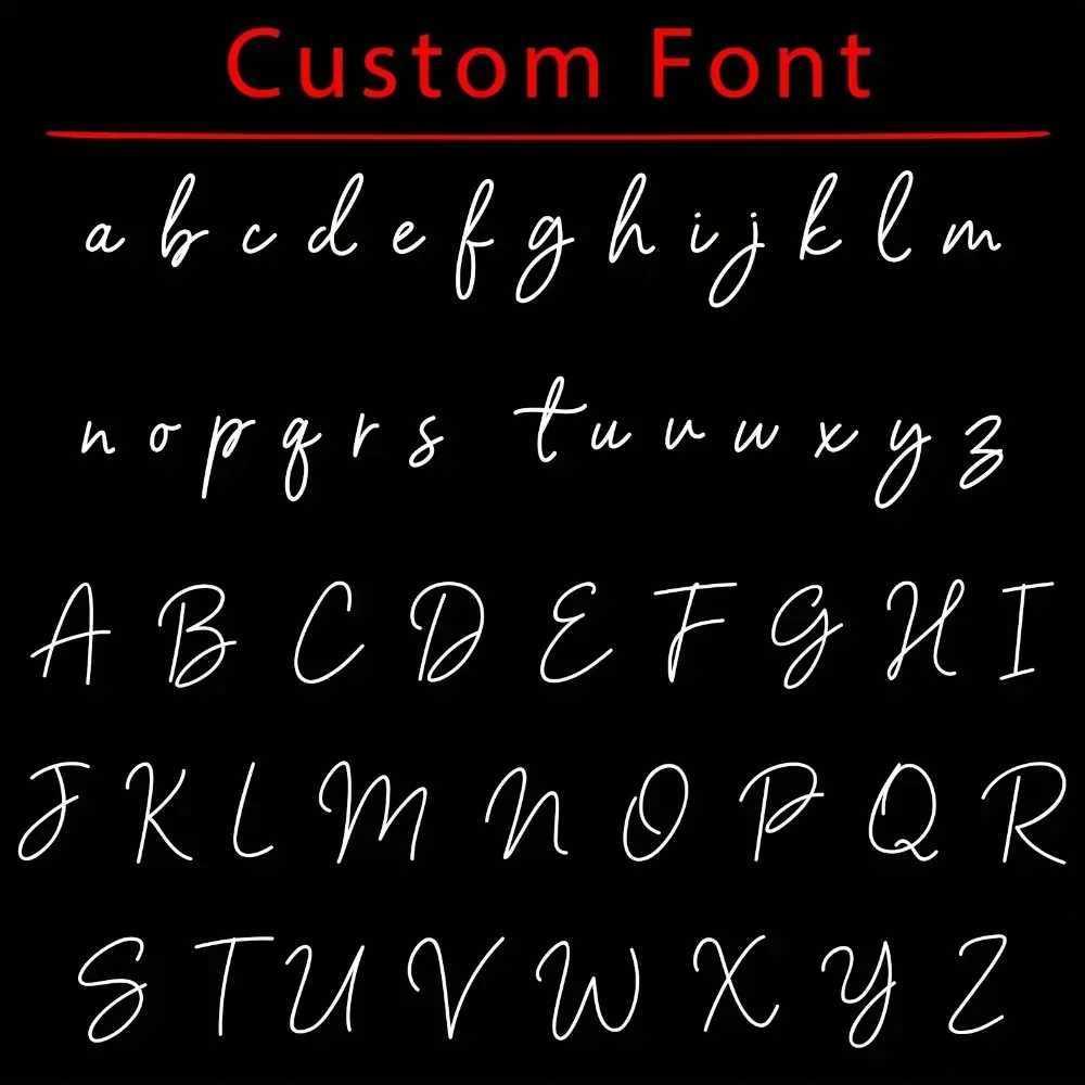 Custom Neon LED Kids Name Neon Lights Aesthetic Room Decoration Bedroom Neon LED Sign Letters Personalized Gifts Wedding Supplies W250526