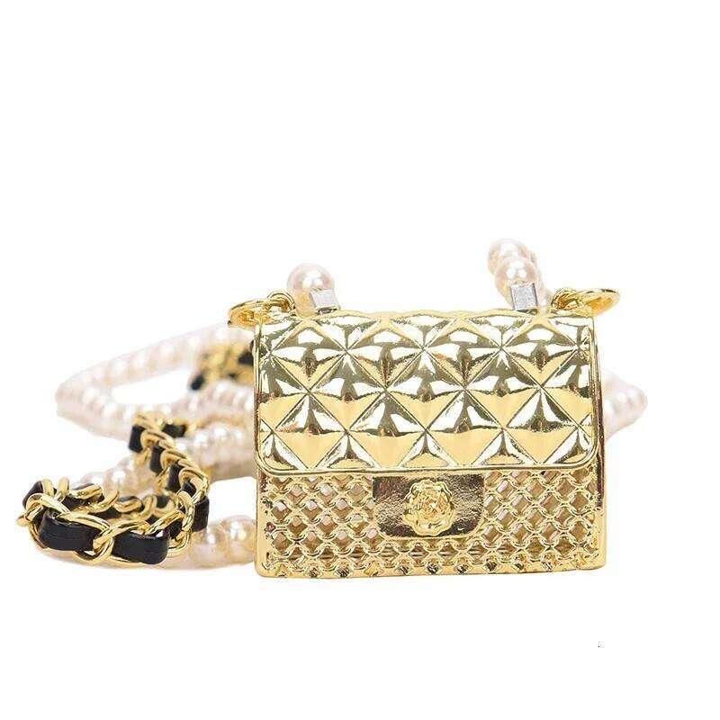 Pearl Layered Long Crossbody Coin Bags, Mini Purse Bag Belt Bags,