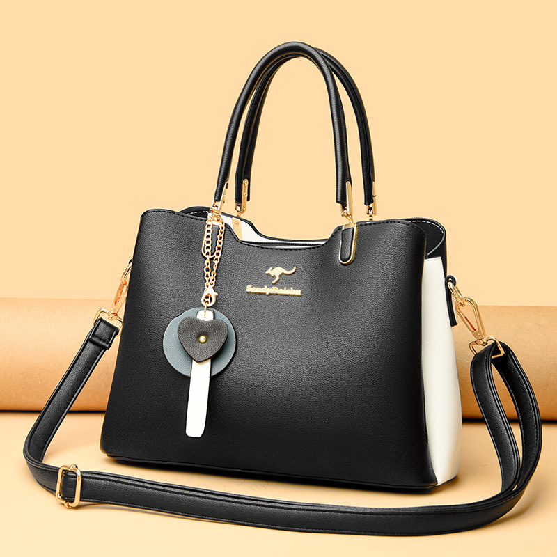 Free Shipping Designer Bag Women's New Handbag Urban Minimalist Fashion Contrasting Color Shoulder Bag Atmospheric And Practical Diagonal Shoulde
