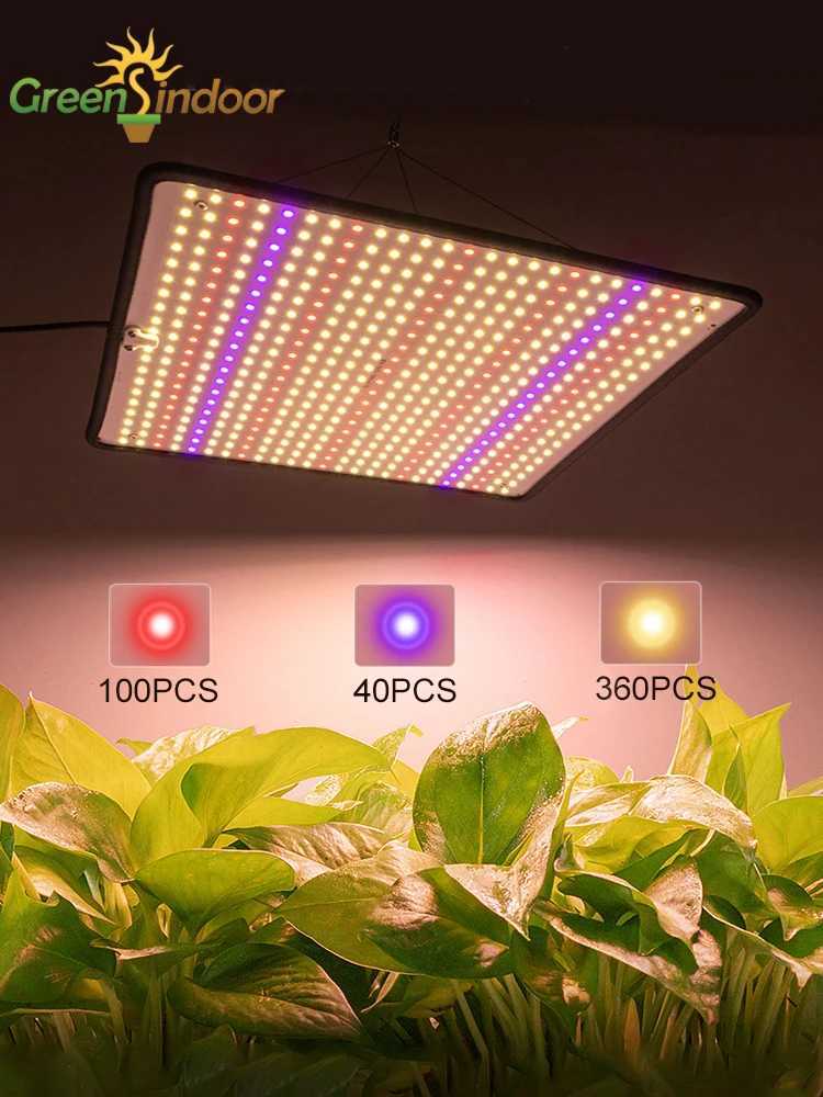 Greensindoor Grow Tents Flowering Quantum Board LED Samsung Grow Light Full Spectrum Lamp for Indoor Plant Growth Light 1200WXJ250526