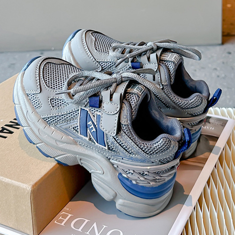 New Kids Shoes Boy Girl Casual Shoe Children Sneaker Soft Bottom Breathable Boys Girls Kids Sports Student Running Sports Shoe Sizes US9C-US4Y 000772