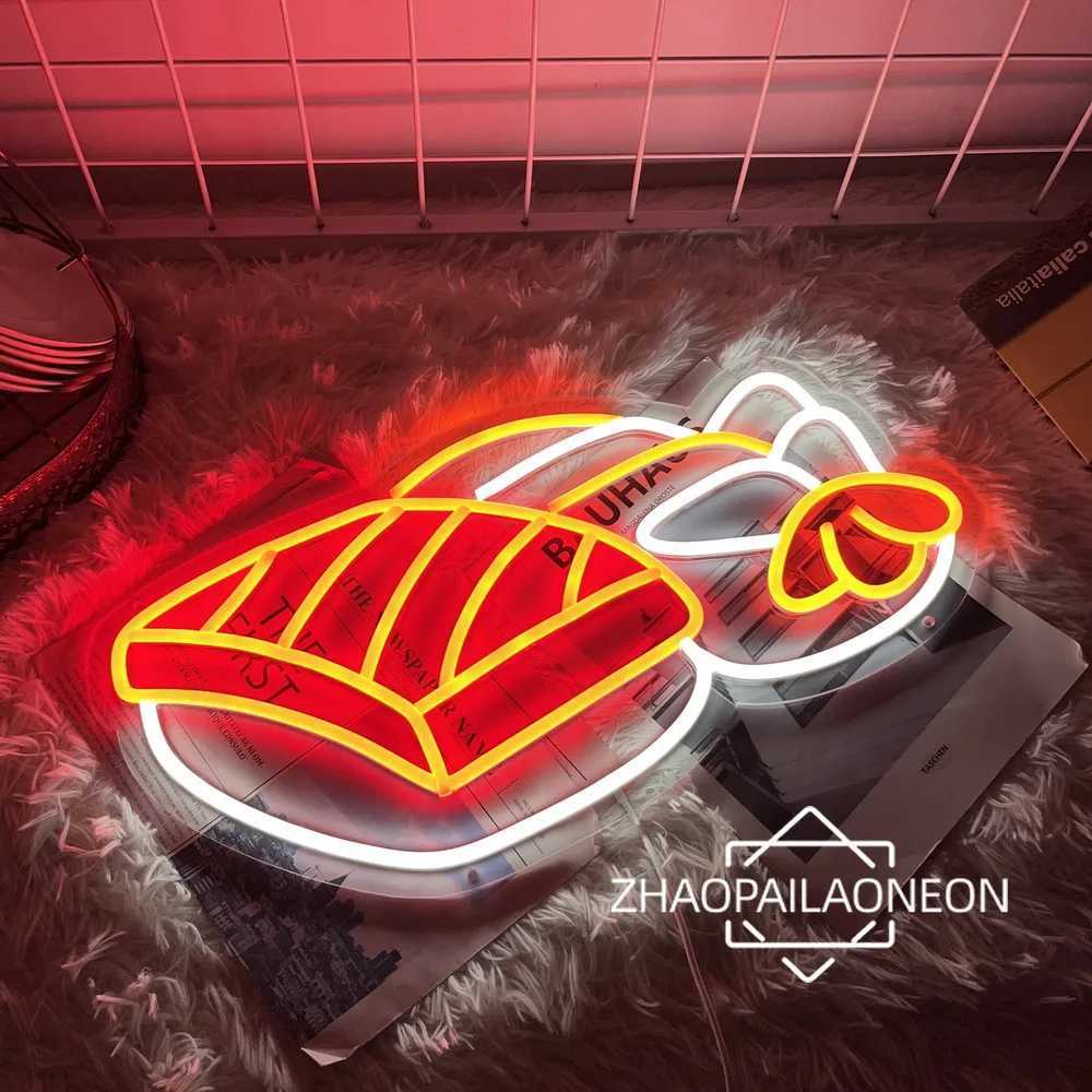Sushi Neon Sign LED Lights Japanese Food Shop Restaurant Neon LED Sign Dining Room Decor Wall Hanging Neon Light Signs USB W250526