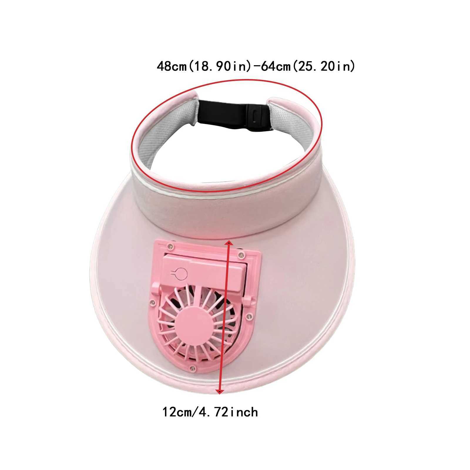 USB Charging Fan Hat UPF50+ - Wide Brim Sun Visor Cap with 3-Speed Cooling Fan Adjustable Breathable Fishing Hat for Men Women z250526TDY6