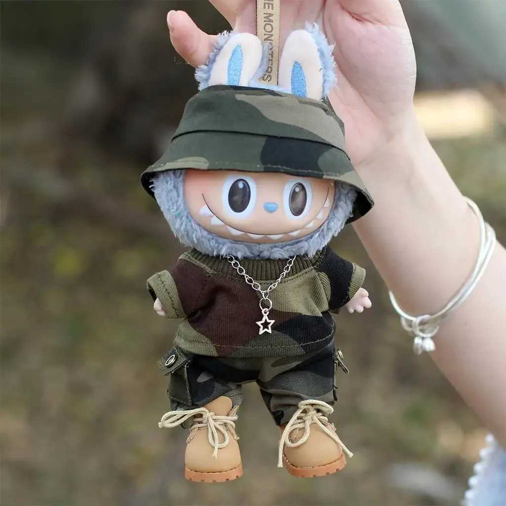 Labubu Clothes Outfit Accessories for Korea 17cm Ropa Labubu and 10cm Cotton Doll Suit Clothing X250526