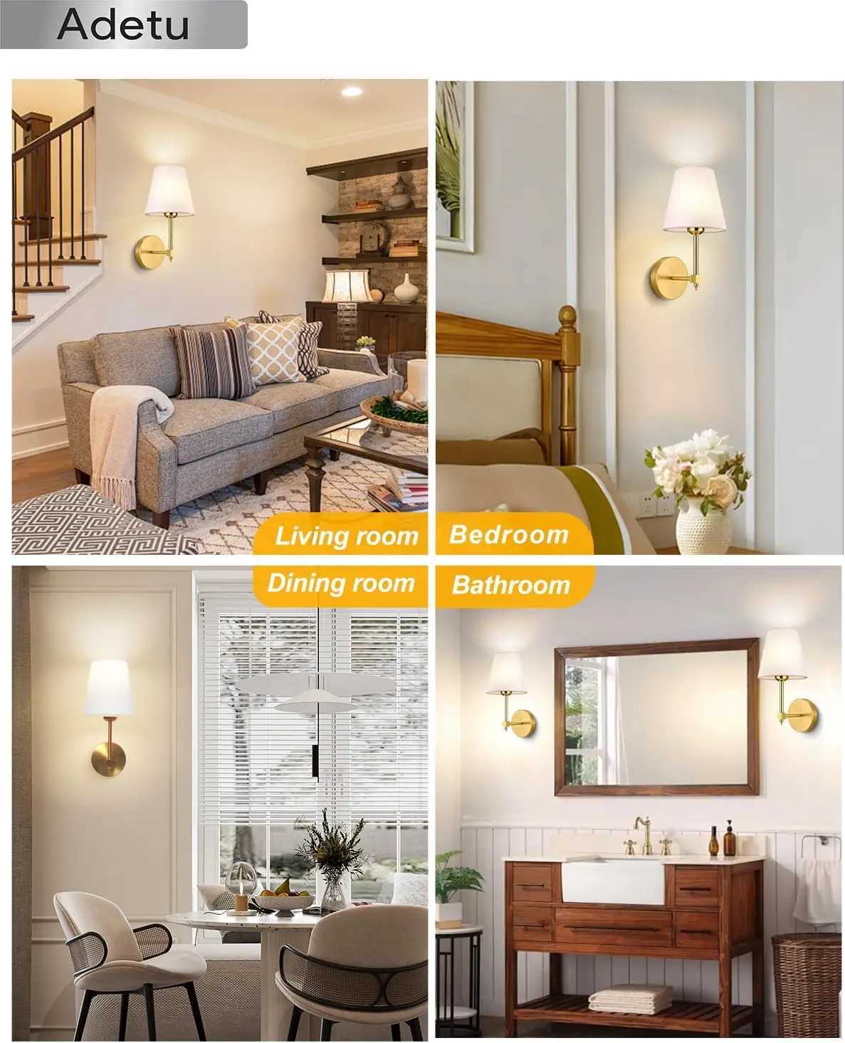 14.5 inch Battery Operated Wall Sconce Rechargeable Wall Lights with Dimmable 12 Colors Wireless Sconces for Bedroom Living RoomXJ250526