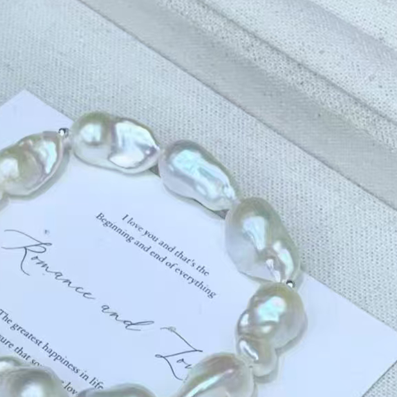 Elegant Ladies' Pearls Necklace with Adjustable Clasp & Rhodium Finish for All Occasions