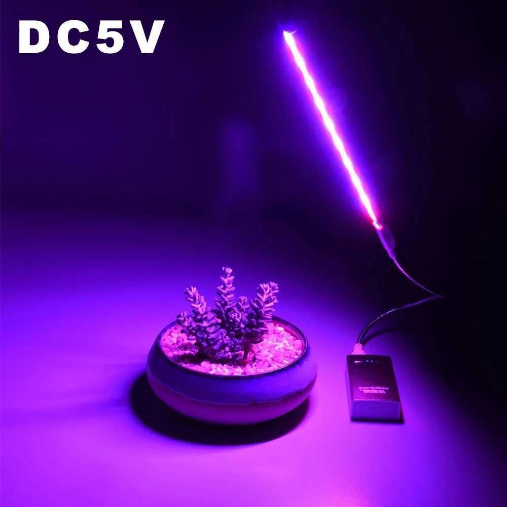 LED Full Spectrum Plant Lamp USB Grow Light Flexible LED Growth Light Phyto Lamp Flower Seedling Hydroponic LightingXJ250526