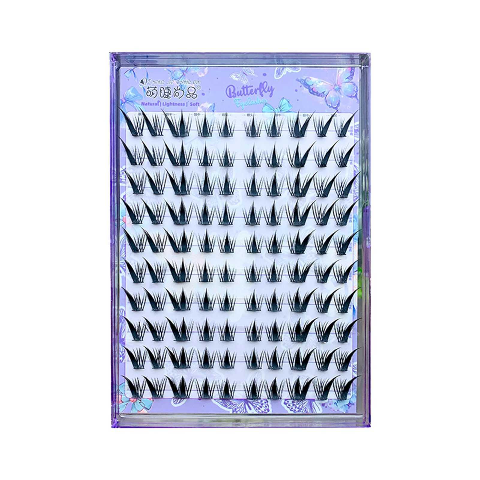 Individual Manga Lashes Natural Fox Eye False Eyelash Cluster Segmented Anime Lashes C Curl Thick Mink Lashes Extension z2505268GXS