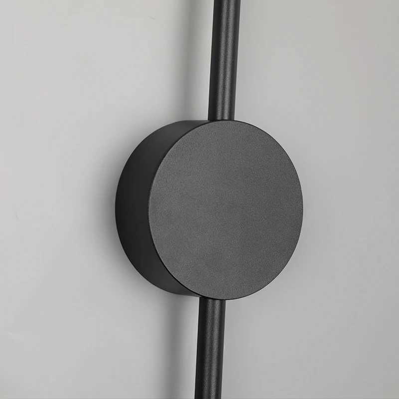 Wall Light Modern Long LED Light Black I-Shaped Wall Lamp Bedroom Living Room Corridor Interior Lighting Home Decor LightingXJ250526