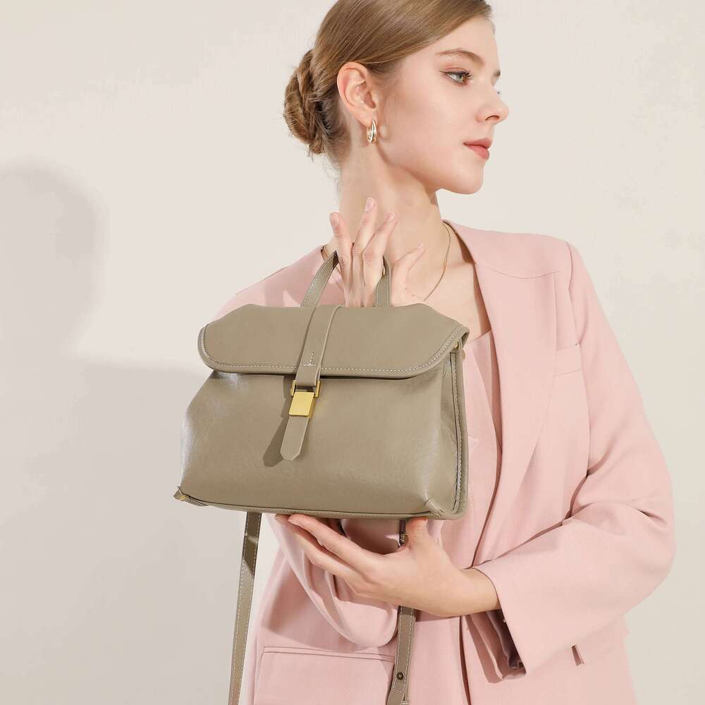 Genuine Leather Women's Handbags Designer 2025 Trend Women Shoulder Bags High Quality Cowhide Crossbody Messenger Bag