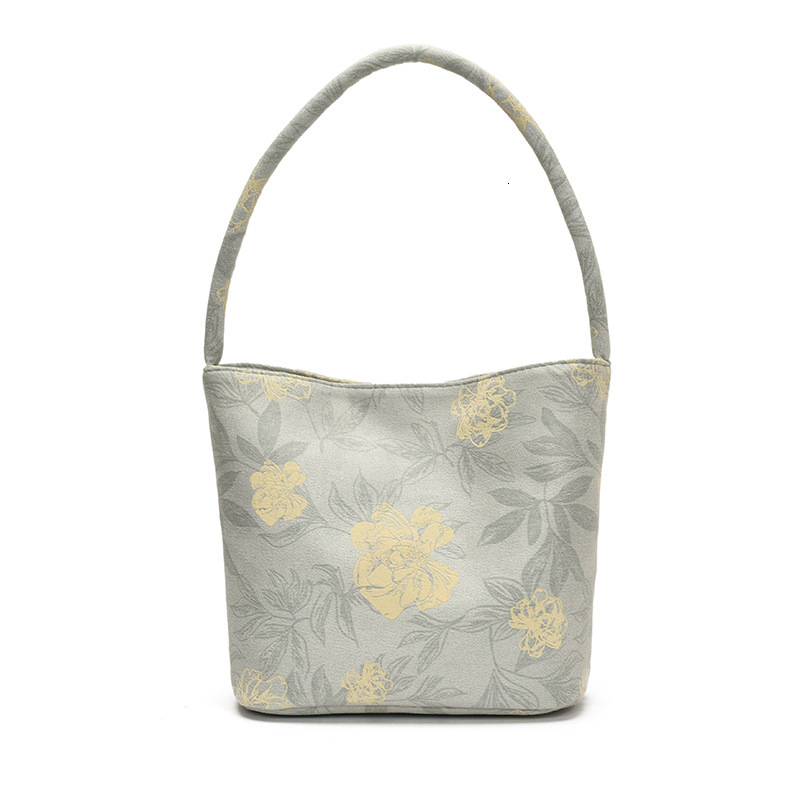 2025 Floral Handheld Bucket High-Value Exquisite New Chinese Style for Women Niche Shoulder Bag