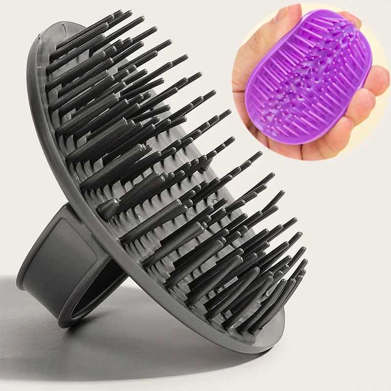 2pcs Head Shampoo Brush Head Massage Hair Washing Comb Scalp Body Shower Brush Care Hair Root Itching Hairbrush Home Salon Tools R250526