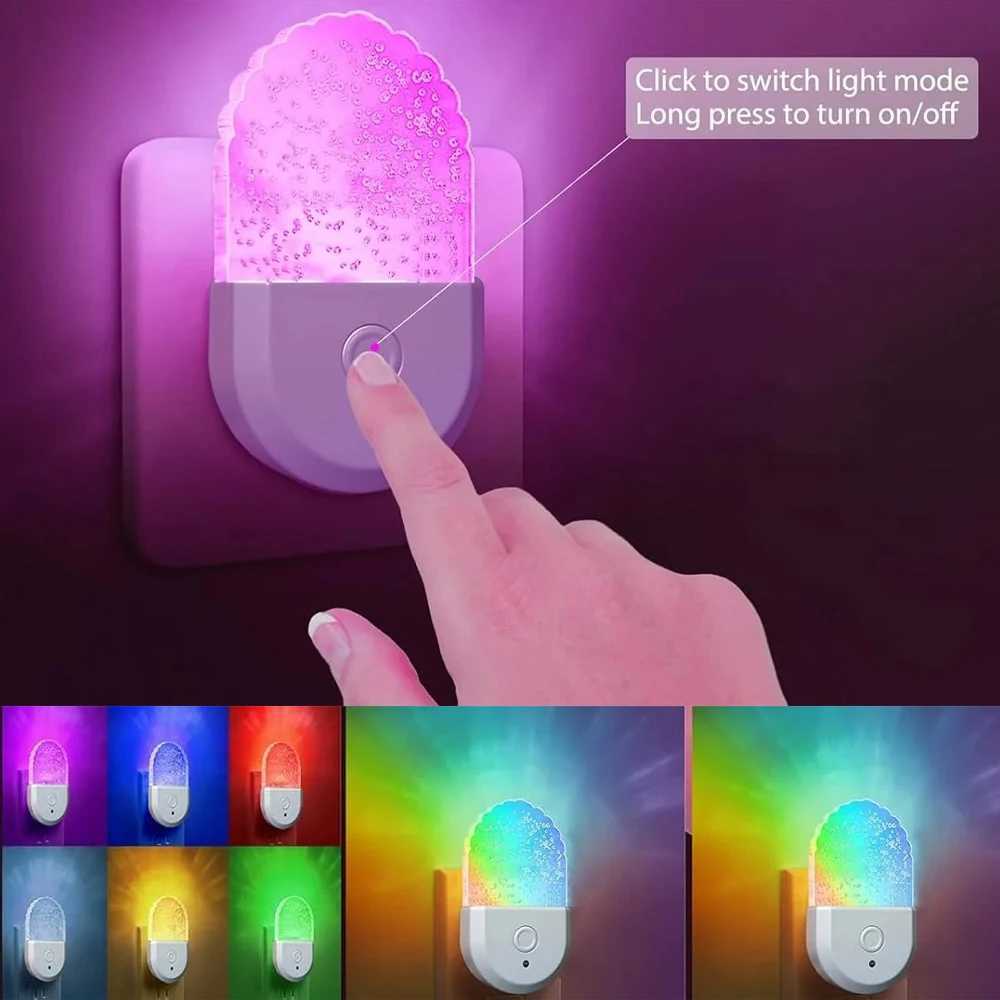 Bedside Lamp Night Light EU US Plug Eye Protection LED Mini Wall Lamp Kids Gift Use For Home Aisle Bedroom Living Room Baby FeedingXJ250526