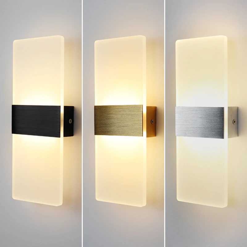 Modern style indoor LED aluminum body matte acrylic hotel corridor bedroom bedside right-angle rounded wall lampXJ250526