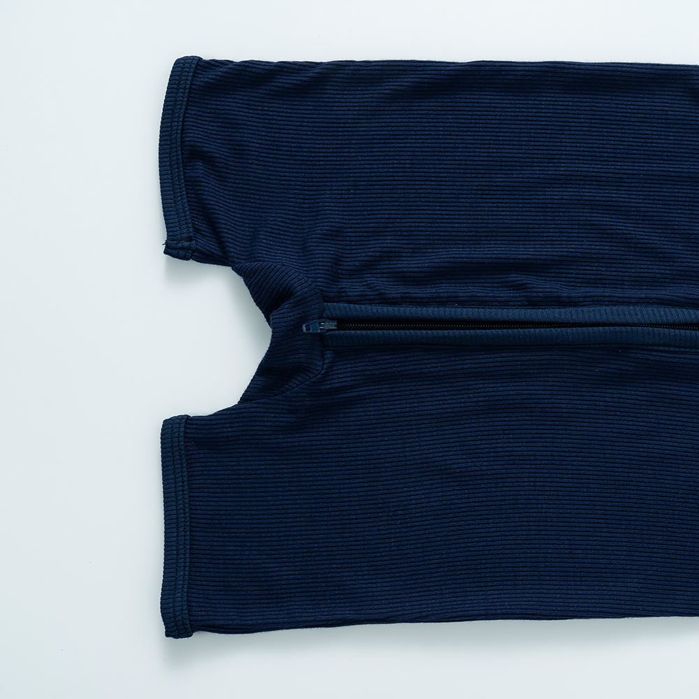 New Design Short Sleeve Zipper Clothing High Quality Threaded Plain Summer Newborn Bodysuits