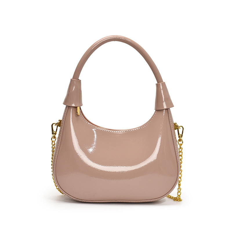 2025 New Oil Wax Leather Handbag for Women, Niche Light Luxury Underarm Bag, High-end Versatile Simple Shoulder Bag