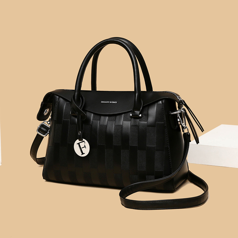 Free Shipping Designer Bag Handbag New Large Capacity High-end Bag Fashionable And Simple Plaid Embossed Shoulder Bag Womens Commuting Bag