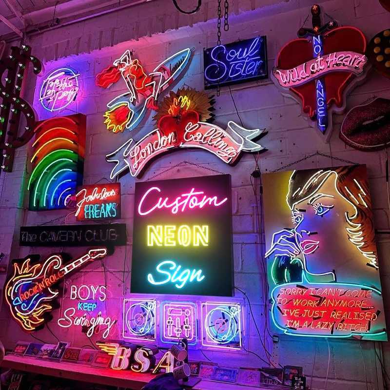 Neon sign custom Can Personalized RGB Neon Sign For Wedding Wall Decorations Birthday Bar Party Name Neon Signs Business W250526