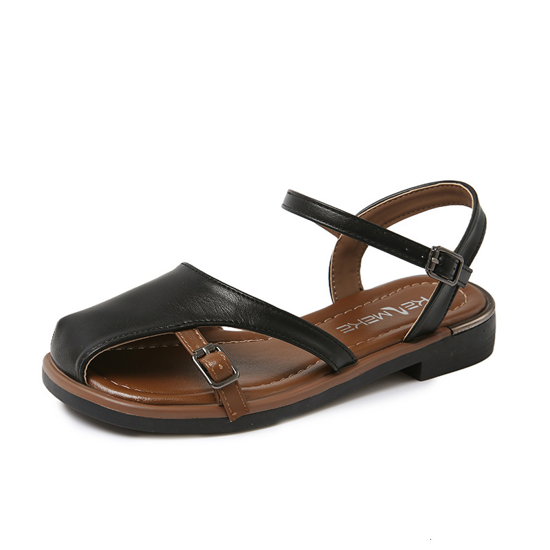 Baotou Sandals Women S Casual Shoes Summer New Korean Edition Forest Fairy Style Casual Soft Flat Roman Shoes Ddmysaturn