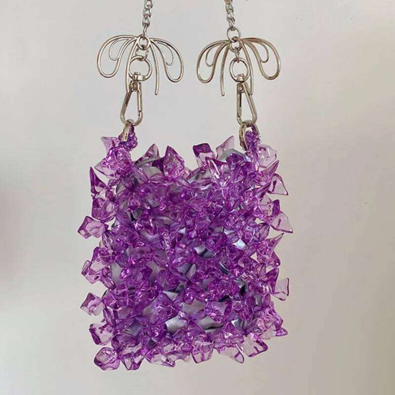 Dia Purses And Handbags Bags For Women Crystal Bucket Clutch Purse Evening Banquet Rhinestone Shoulder Bag