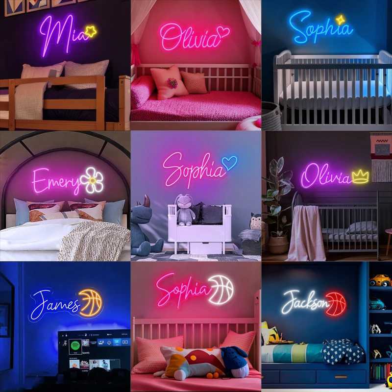 Custom Neon LED Sign Personal DIY Large Handmade Neon Lights Neon Night Company Name Salon Outdoor Waterproof Dropshipping W250526