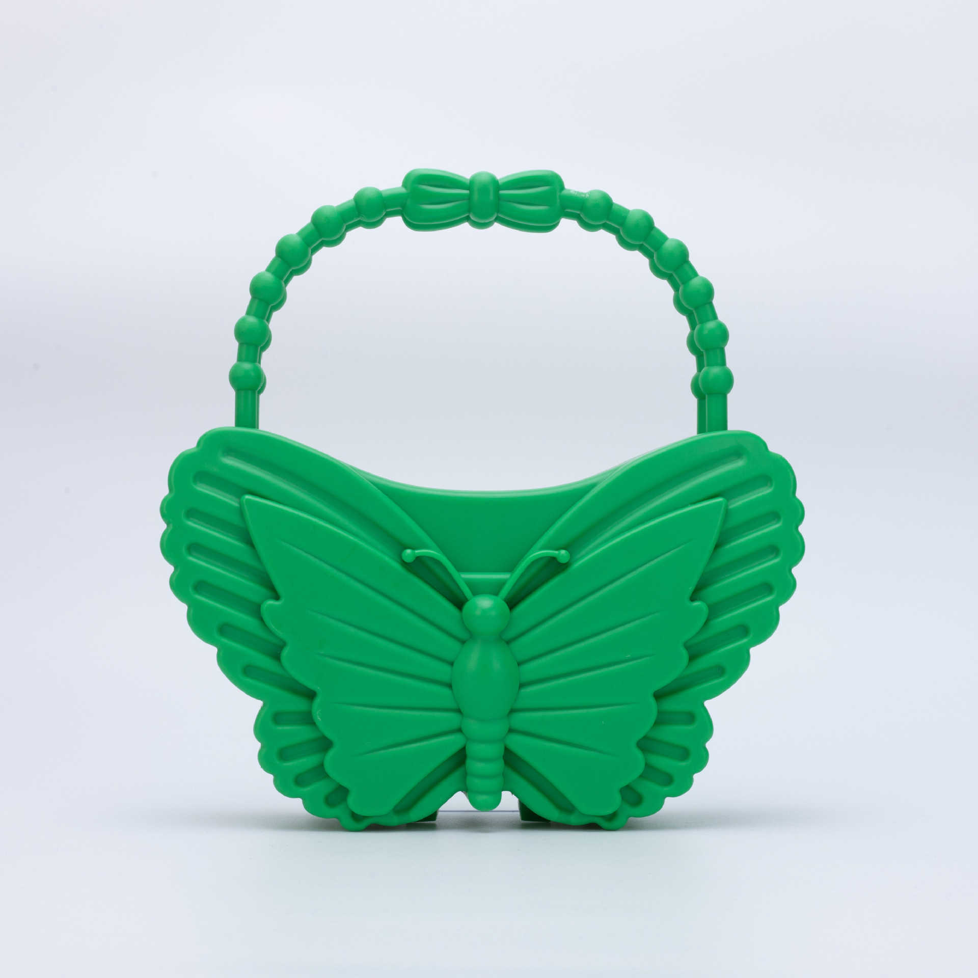 Pvc Butterfly Jelly Bag Fashion and Versatile Banquet Bag Anti Dirty and Easy to Wash Summer Womens Handbag