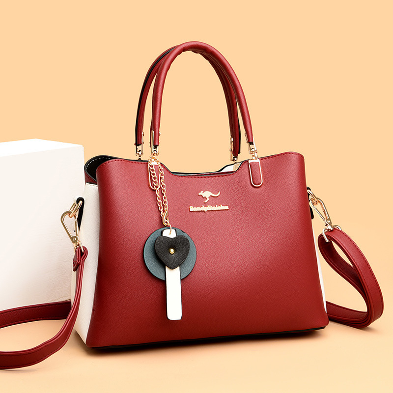 Free Shipping Designer Bag Women's New Handbag Urban Minimalist Fashion Contrasting Color Shoulder Bag Atmospheric And Practical Diagonal Shoulde