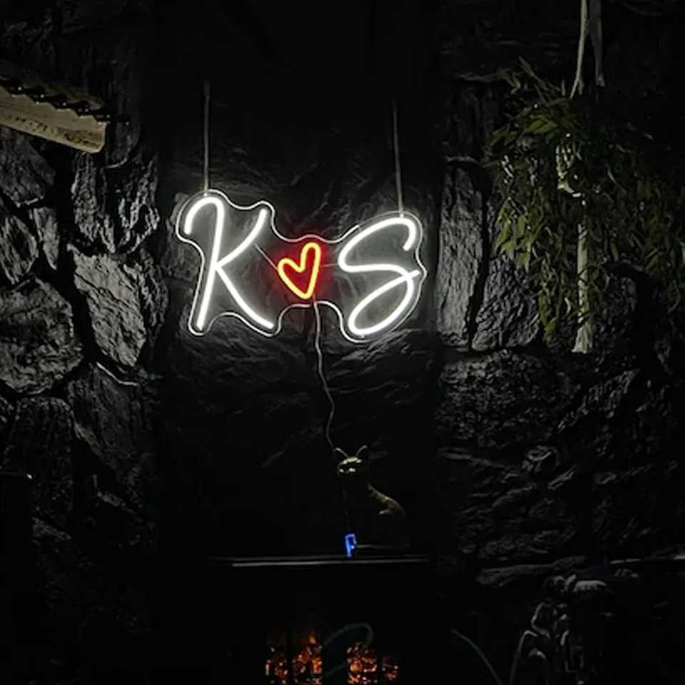 Custom Neon Signs Dimmable 5V/2A LED Light Sign for Bedroom Wall Decor Customizable Wedding and Birthday Party Decorations Gift W250526