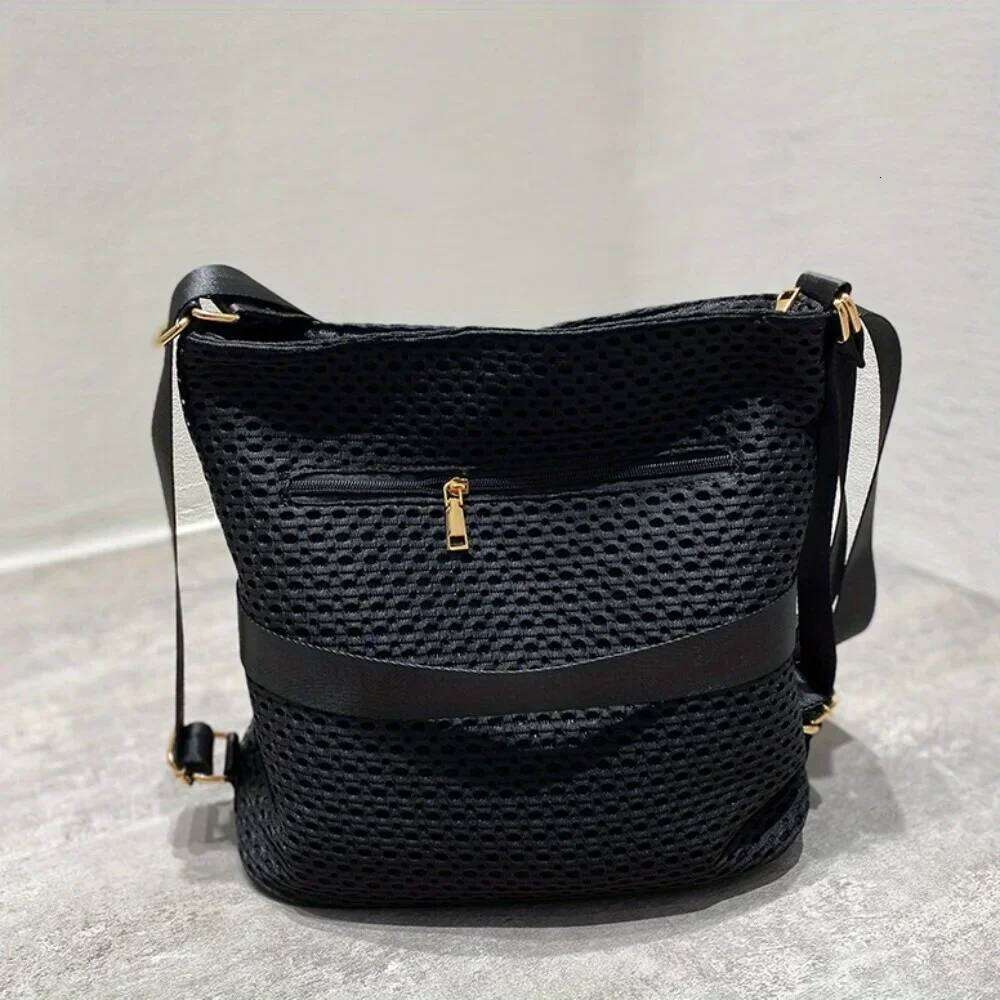 Women's Bags Designer Women's Multifunctional Oxford Cloth Fashion Mesh Shoulder Large Capacity Leisure Messenger Bag