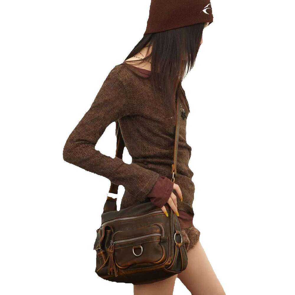 Designer Luxury Designer Luxury Annmouler Designer Women Shouler Large Capacity Crossbody Casual Soft Pu Leather Messenger Bag Multi-Pocket Purses