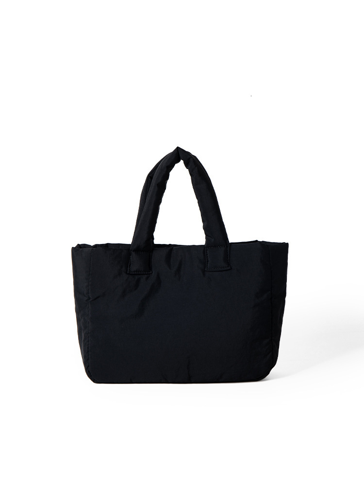 New Autumn And Winter Japanese And Korean Niche Ins Lightweight Nylon Cotton Handbag For Women Simple Casual Large Capacity Tote Bag