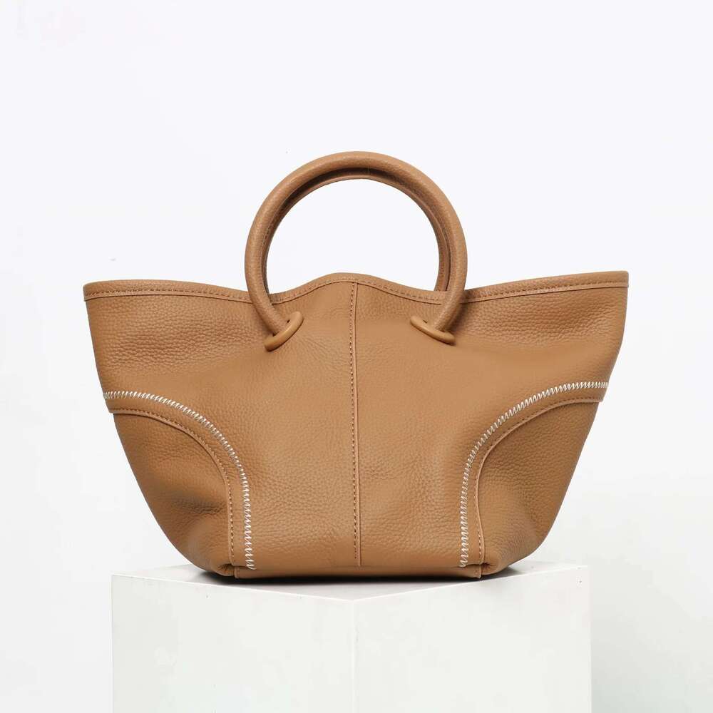 CGCBAG Vintage Designer Women Handbags High Quality PU Leather Female Tote Commuting Simple Solid Brand Shoulder Bag