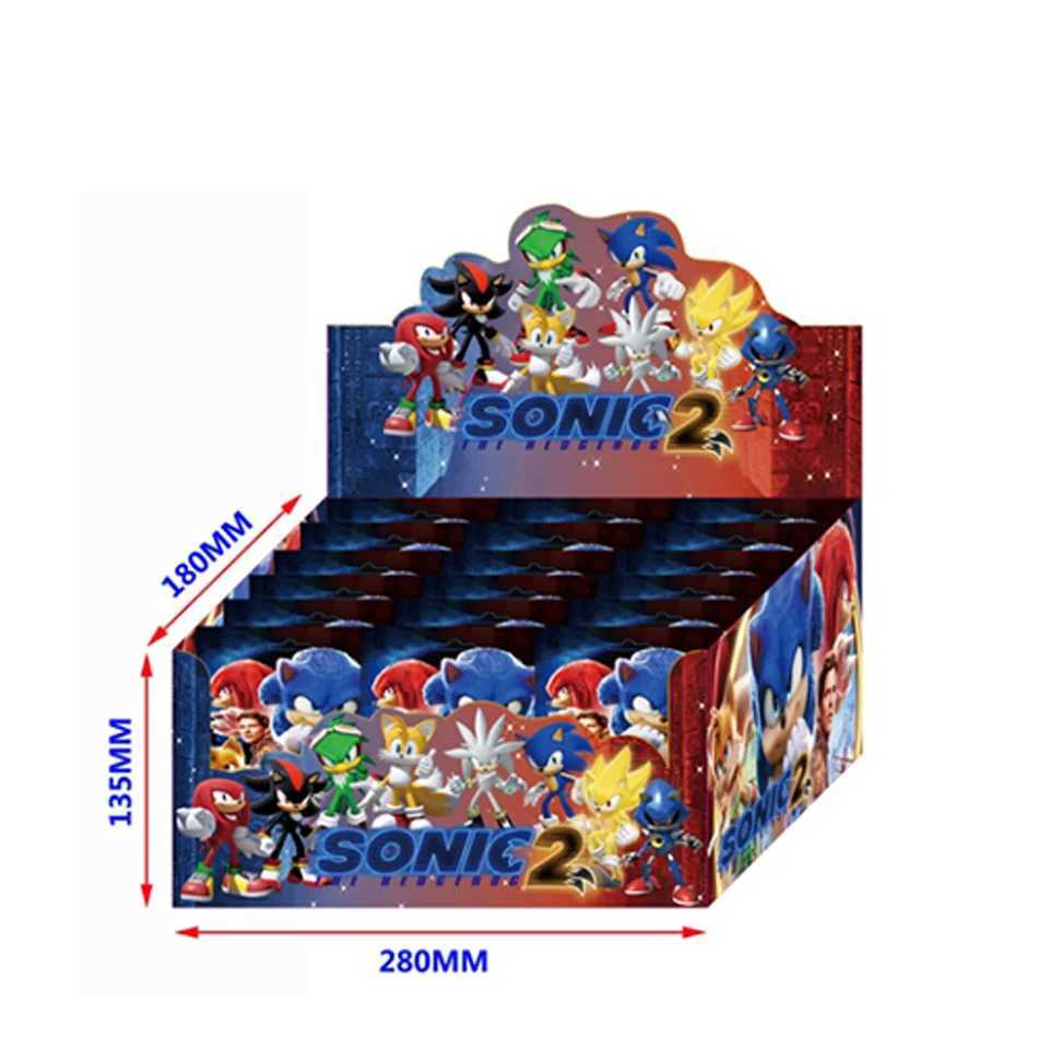 2-24pcs Anime Sonic Blind Box figures Mystery Box game Doll Figure PVC model Toys Kids birthday Christmas GiftsT250526