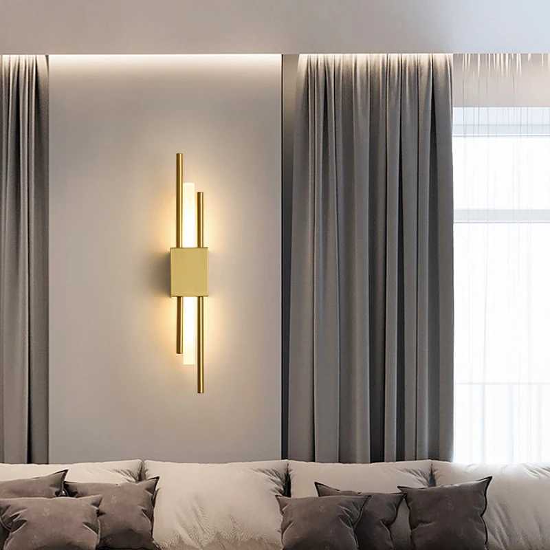 Modern LED Wall Lamp Indoor Lighting Nordic Decoration Wall Lights Living Room Corridor Bedroom Bedside Sconces Bathroom MirrorXJ250526