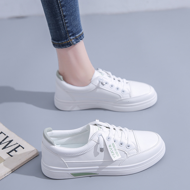 Ddmytiger Ddmytiger White Spring Autumn Women S Korean Edition Ins Low Top For Breathable Thick Bottom Casual Single Shoes D Outdoor Outdoor Shoes