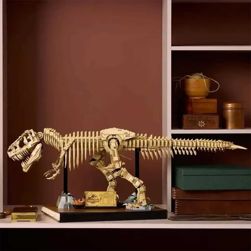 76968 Park Dinosaur World Building Blocks T-Rex Fossils Tyrannosaurus Rex Bricks Sets Boy Toys Children Christmas Gifts M250526