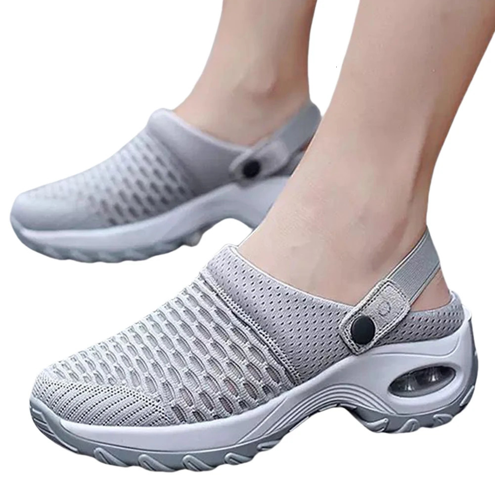 Mesh Orthopedic Clogs Arch Support Garden Shoes Breathable Outdoor Slippers for Women 250526