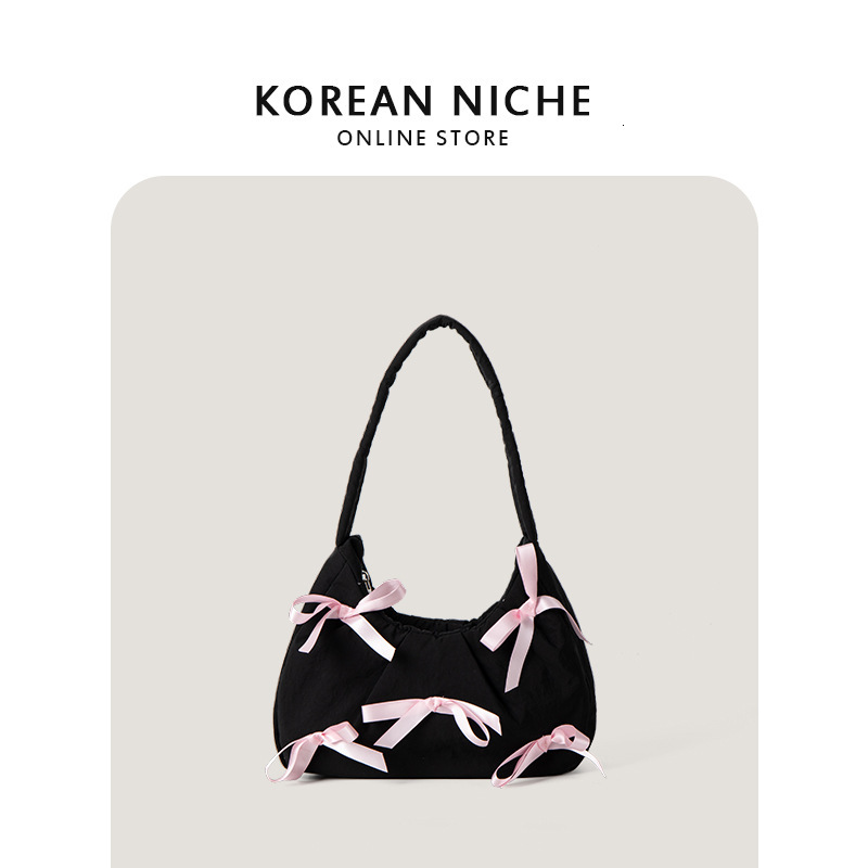 Girl's Cute Sweet And Cute Mobile Clutch 2025 New Spring Bow Gentle Style Shoulder Bag