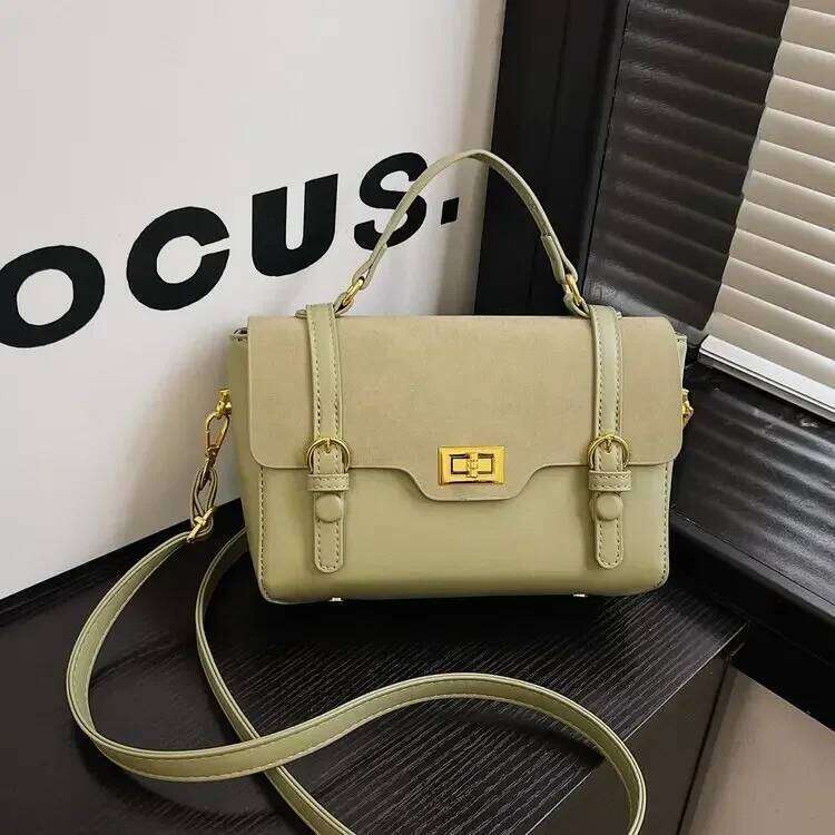 Chic Designer Crossbody Bag For Women Smooth Leather Shoulder Handbag Adjustable Strap Ladies Casual Everyday Purse