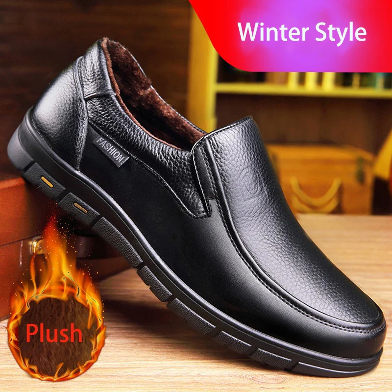 Genuine Leather Casual Shoes For Men Flat Platform Walking Outdoor Footwear Loafers Breathable Sneakers Handmade 250526