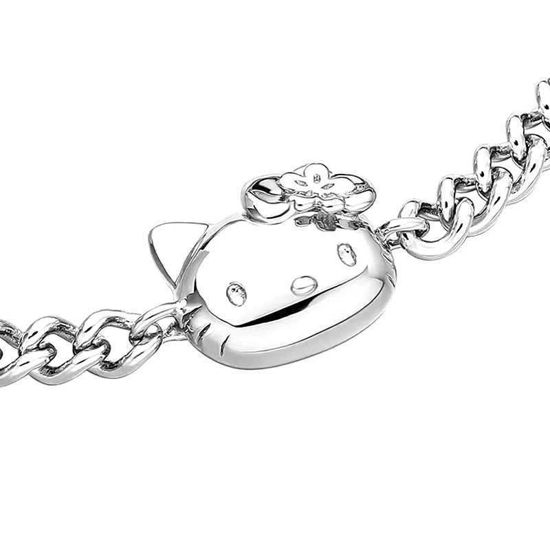 Sanrio Sweet Kawaii Hello Kitty Charm Bracelet Cartoon Cute Anime Wrist Chain For Girls All-match Jewelry Accessories Giftsw250526