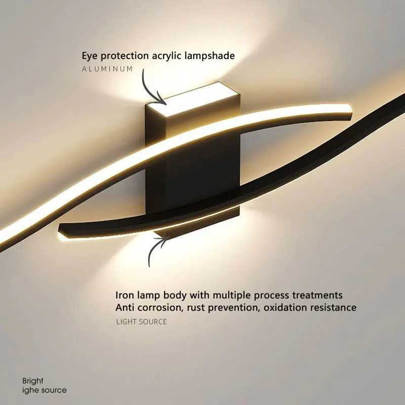 Modern LED Wall Lights Wall Lamps for Bedroom Bedside Indoor White LED Wall Sconces for Corridor Aisle Interior Lighting HomeXJ250526