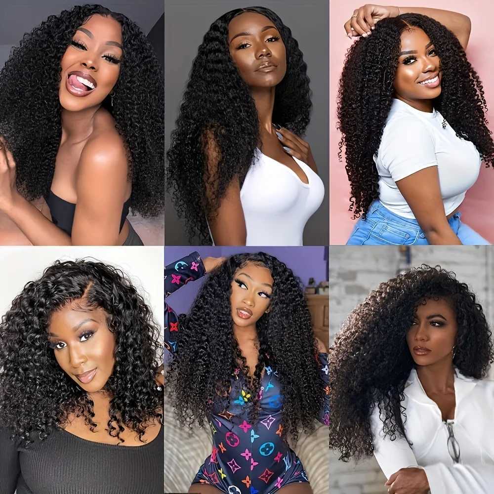 Afro Kinky Curly Clip In Hair Extensions Human Hair 12A Brazilian Virgin Remy 100% Human Hair 8pcs 120g/set Natural Color S25526