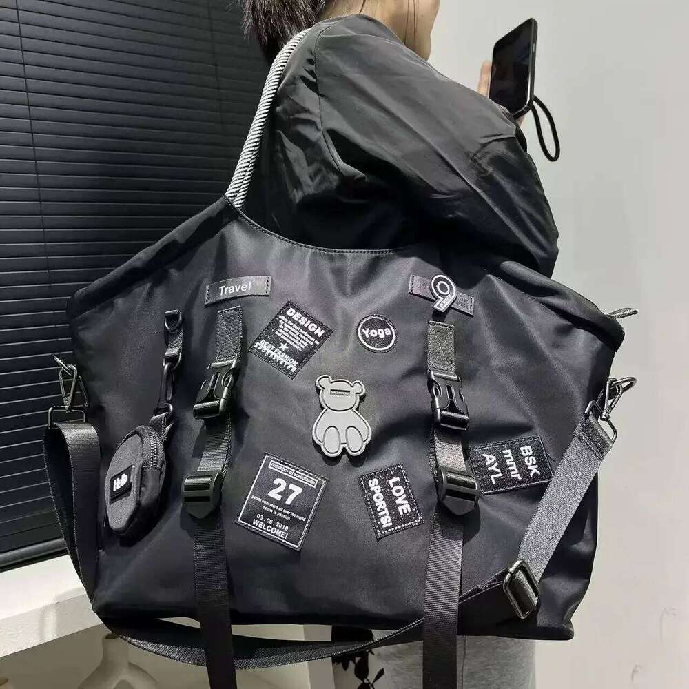 Women's Bags Designer Ladies' Fashionable Cloth Nylon Travel Shoulder Bag, Large Capacity, Lightweight, Multi Lock Casual Handbag