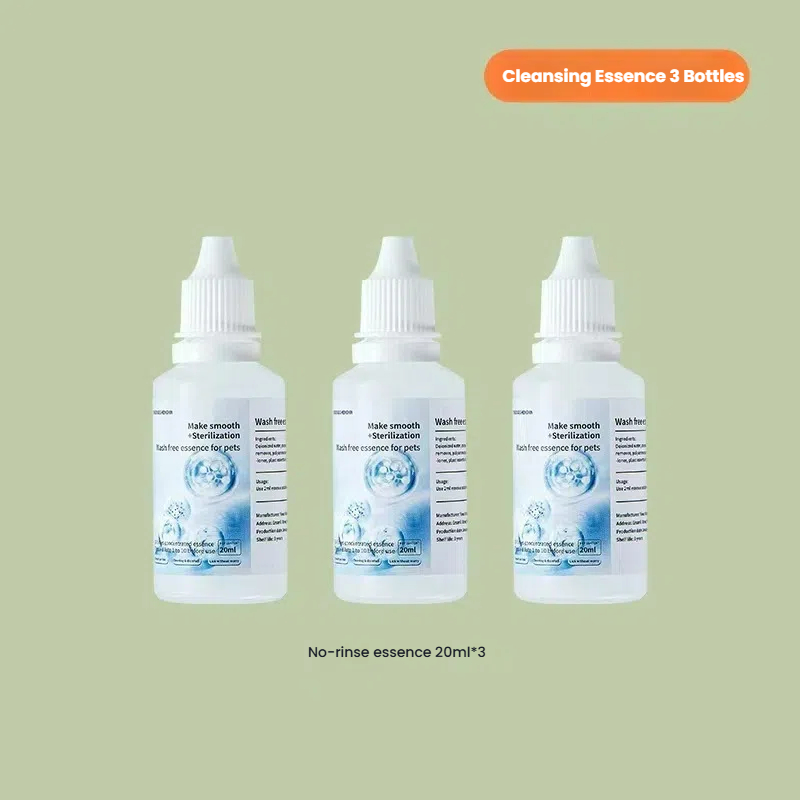 No Irritation Dog Cat Grooming Set: Tangle-Free Mist Bottle Plus Precision Brushes