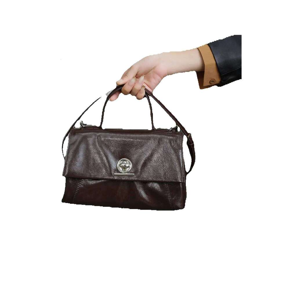 Designer Luxury Designer Luxury Ladies' Vintage High-End Leather Shoulder Crossbody Bag