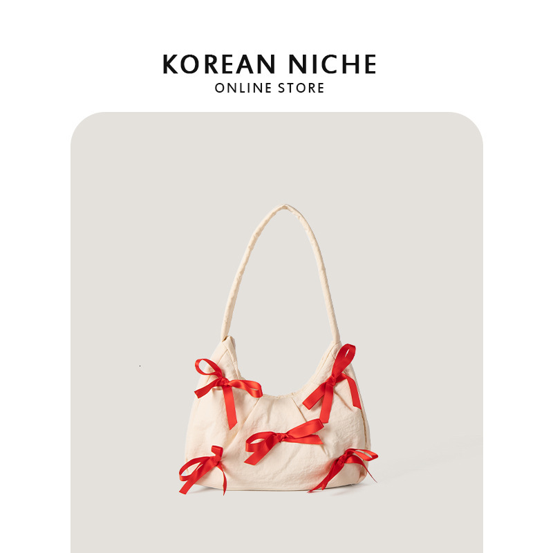 Girl's Cute Sweet And Cute Mobile Clutch 2025 New Spring Bow Gentle Style Shoulder Bag